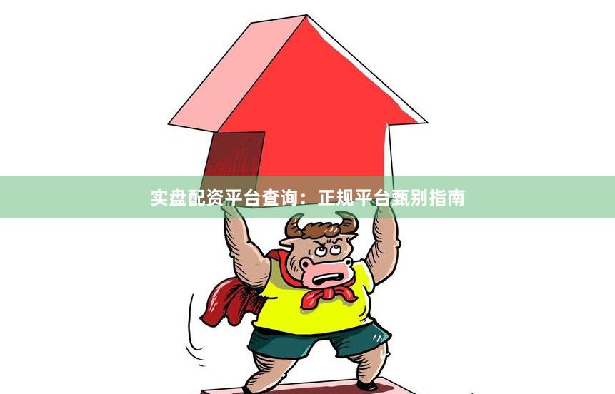 实盘配资平台查询：正规平台甄别指南